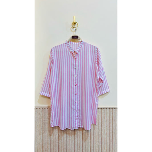 Pink Lining Button Down Shirt