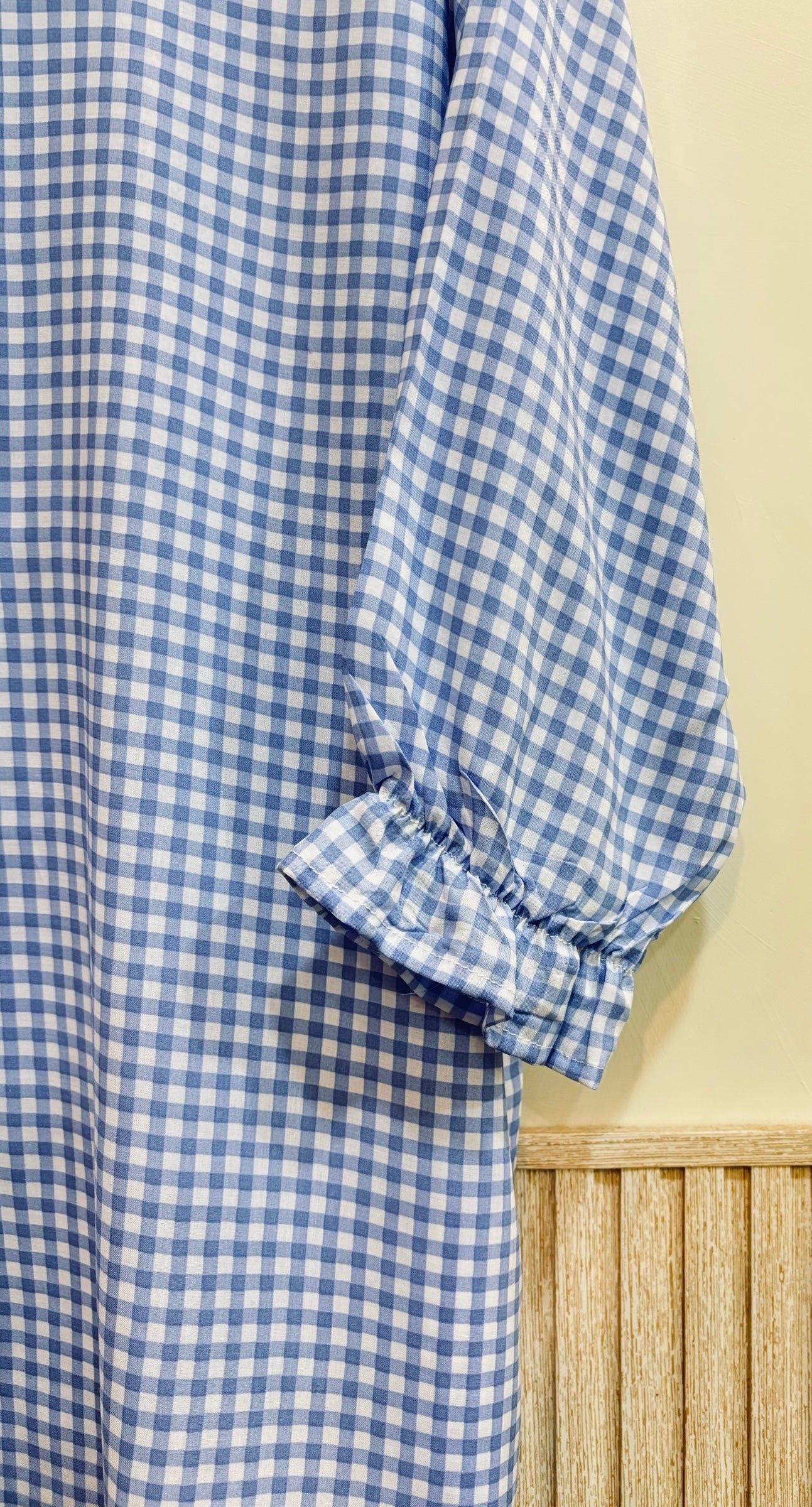 Sky Blue Check Button Down Shirt