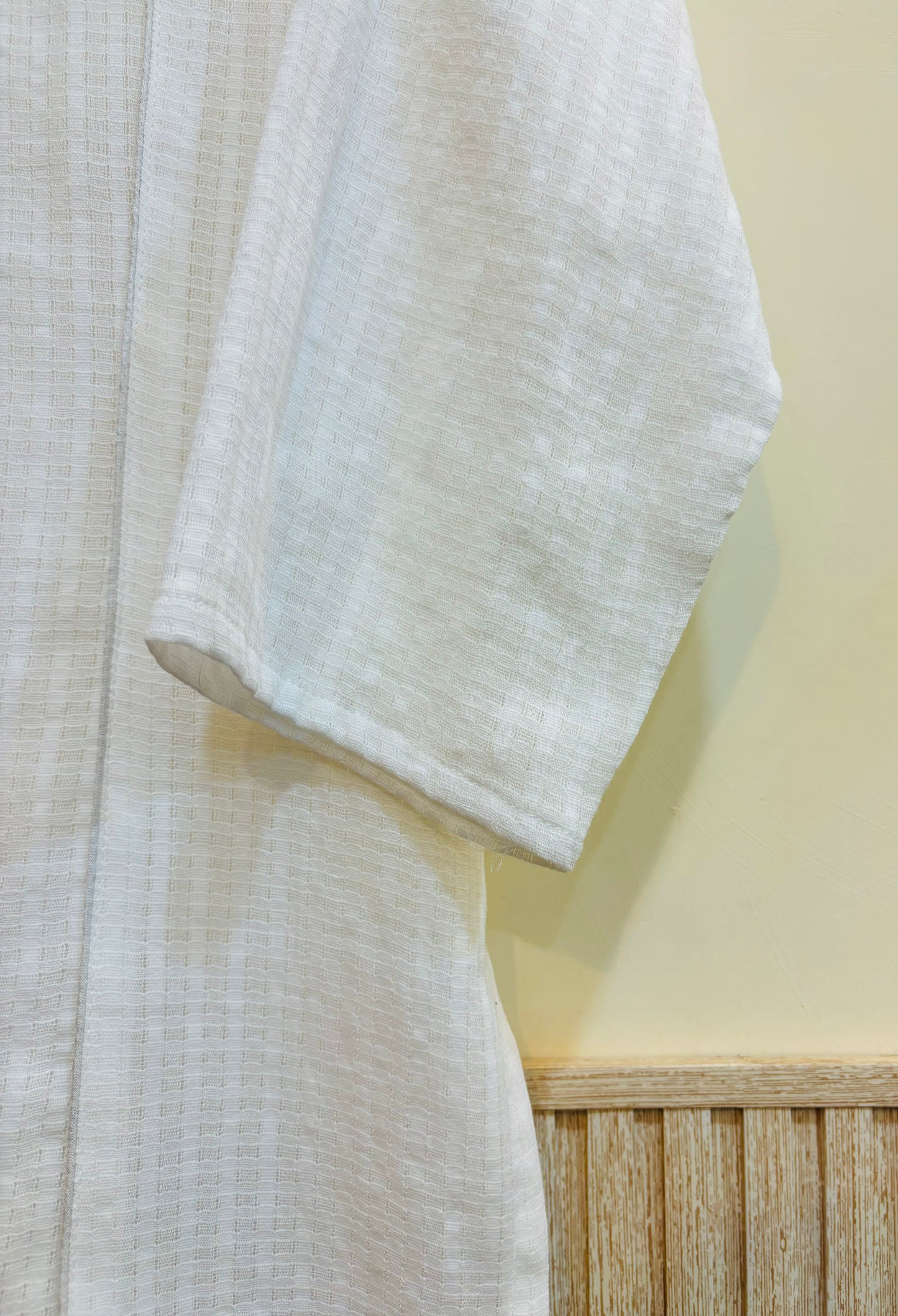 White Self cotton Top