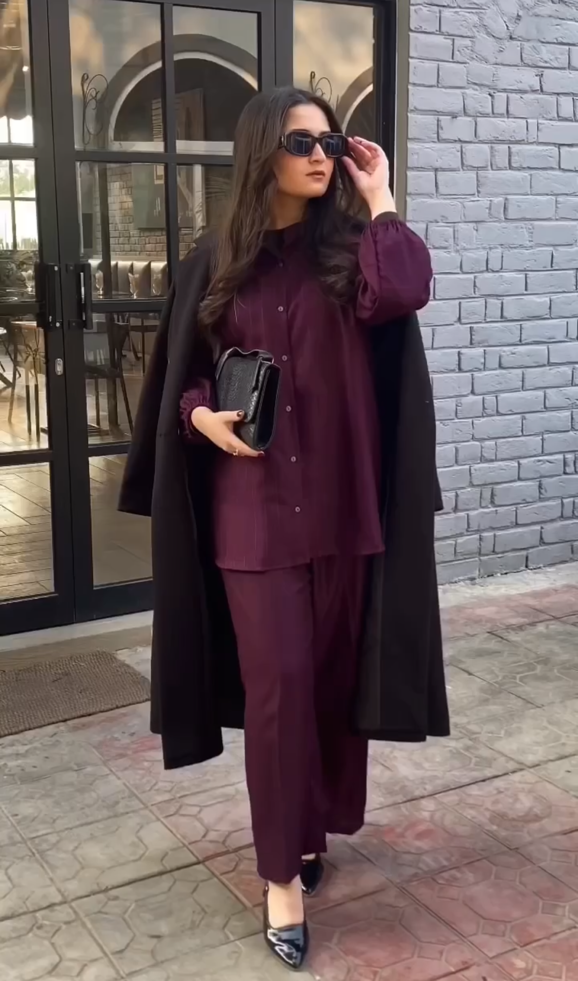 Chic Purple Co-ord Set