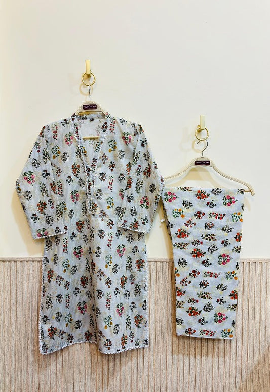 2 Piece - Printed Suit