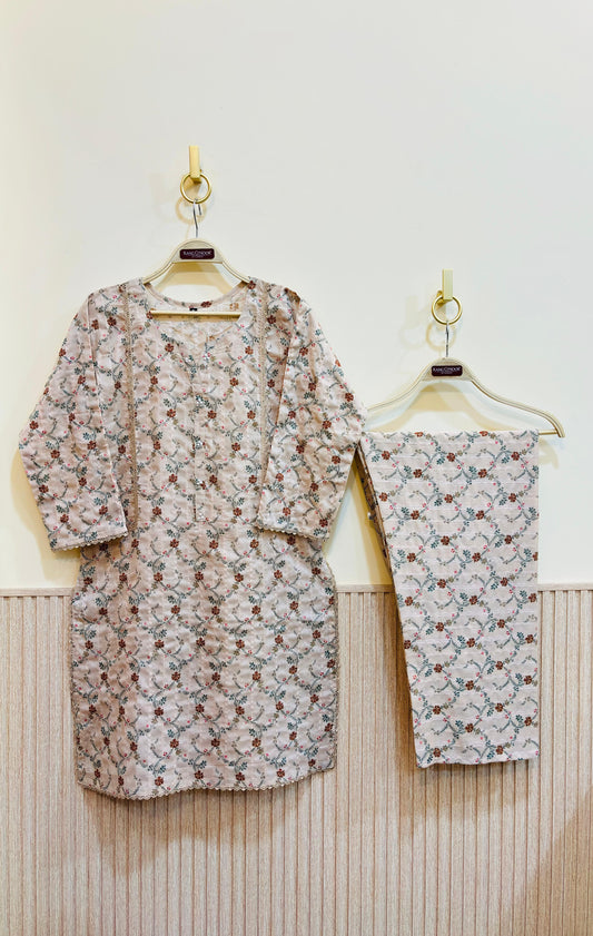 2 Piece - Printed Suit