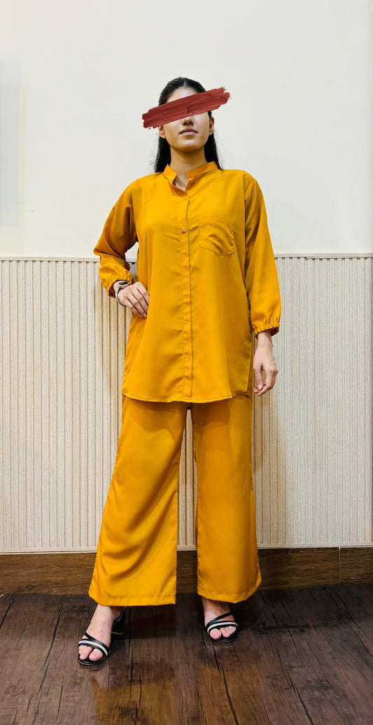 Mustard Co-ord Set.