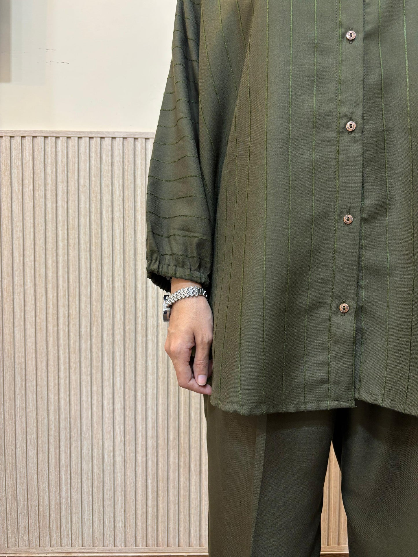 Olive Green Co-Ord Set