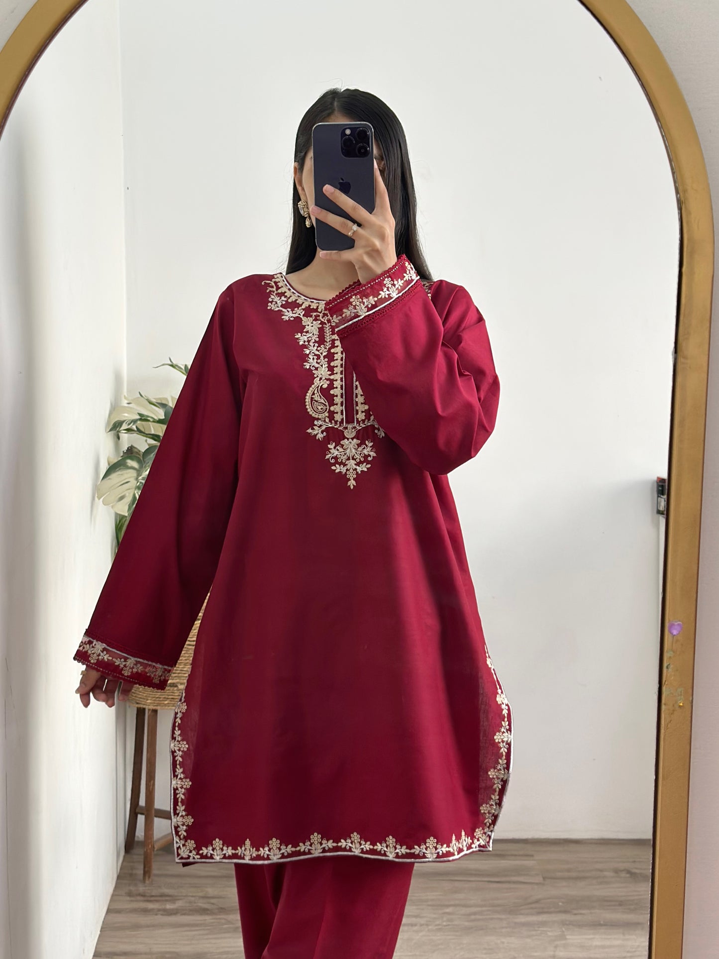 Maroon Muse Co-Ord