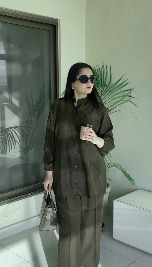 Olive Green Co-Ord Set